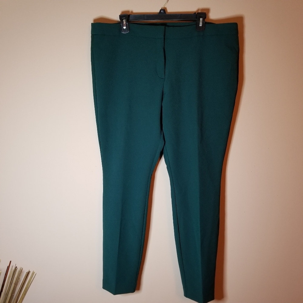 WORTHINGTON GREEN ANKLE LENGTH TROUSER